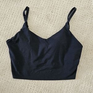 Athleta black sports bra size L